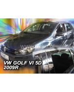 Deflektory komplet 4 ks pre VW Golf, 2008-12 / VI. gen.