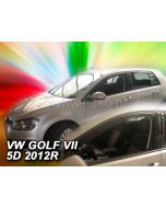 Deflektory predné - VW Golf, 2013-20 / VII. gen., 5 dv.