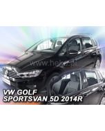 Deflektory komplet 4 ks pre VW Golf Sportsvan, 2014-20