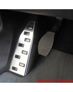Nerezová opierka ľavej nohy pre VW Passat, 2005-10 / (B6)
