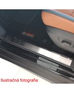 Interiérové dverové lišty - nerez pre Opel Crossland X, 2017-
