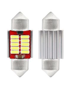 LED žiarovky CANBUS 4014 10SMD Festoon C5W C10W C3W 31mm White 12V/24V