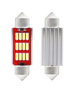 LED žiarovky CANBUS 4014 12SMD Festoon C5W C10W C3W 36mm White 12V/24V