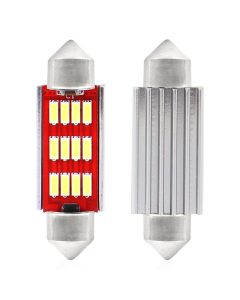 LED žiarovky CANBUS 4014 12SMD Festoon C5W C10W C3W 41mm White 12V/24V