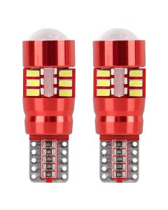 LED žiarovky CANBUS 27SMD 3014 T10e (W5W) White 12V/24V