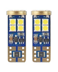 LED žiarovky CANBUS 12SMD 2835 T10e (W5W) White 12V/24V