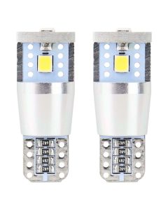 LED žiarovky CANBUS 3SMD 2835 T10e (W5W) ALU White 12V/24V