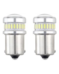 LED žiarovky CANBUS 3014 24SMD + 3030 6SMD 1156 BA15S P21W R10W R5W White 12V/24V