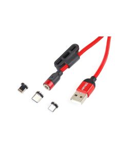 Multikábel USB Lightning/USB C/micro USB 1m UC-08