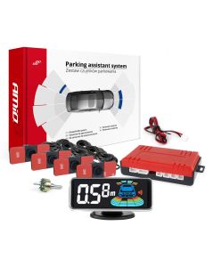 Parkovací asistent LED-GRAF 3D 4 senzorov čierna vnútorná 16,5mm