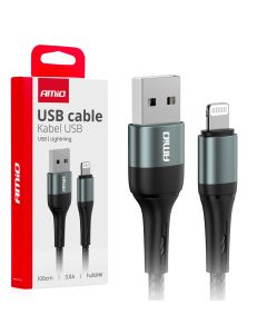 Kábel USB / Lightning - 3A - 100cm - FullLINK