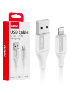 Kábel USB / Lightning - 3A - 100cm - FullLINK