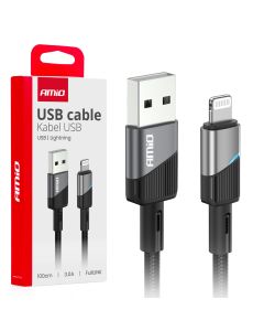 Kábel USB / Lightning - 3A - 100cm - FullLINK