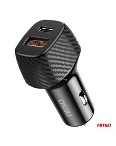 Nabíjačka do auta QC+PD 20W - USB-A + USB-C