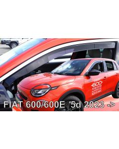 Deflektory predné pre Fiat 600, 2023- / vrátane 600E