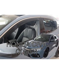 Deflektory komplet 4 ks pre Honda Civic, 2017- / hatchback, 5-dver.