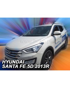 Deflektory komplet 4 ks pre Hyundai Santa Fe, 2012-18 / 5-dver.