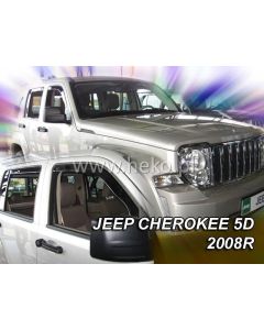 Deflektory komplet - Jeep Cherokee, 2007-12