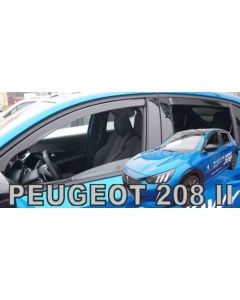 Deflektory komplet - Peugeot 208, 2019-