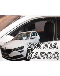 Deflektory predné pre Škoda Karoq, 2017- / 5-dver.