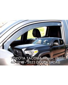 Deflektory predné pre TOYOTA Tacoma, 2015-23 / Double Cab