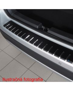 Profilovaná lišta nárazníka - nerez s karbónovou fóliou pre Mitsubishi ASX, 2017-19 / 2-dver., facelift