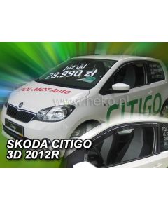 Deflektory predné - Škoda Citigo, 2012- / 3-dver.