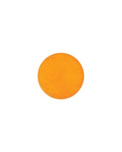 Odrazka 60mm - oranžová okrúhla samolepka