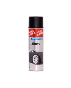 MasAutoACRYL spray Black matt - 500 ml