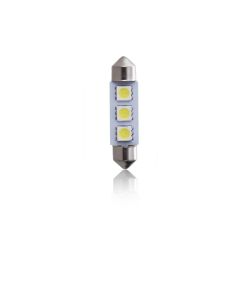 T11 39mm FESTOON 3LED C5W biela - 12V