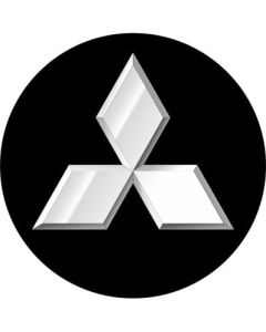 3D Car Logo - MITSUBISHI - Ø 50 mm