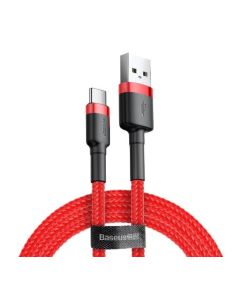 Cafule 1,5A - 1m - USB / USB-C - červený