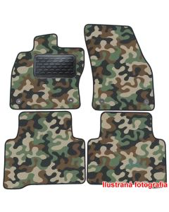 Autokoberce velúrové Army Style pre AUDI Q7, 2005-14 / 5-dver