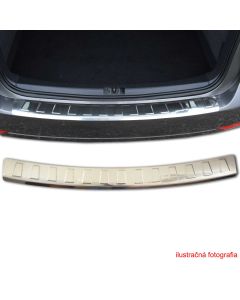 Nerezová lišta nárazníka - profilovaná, vhodná pre VW Passat, 2010-14 / kombi (B7)