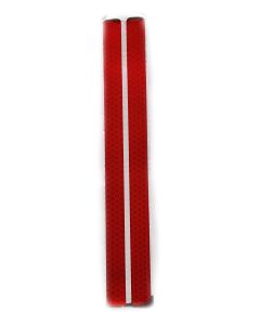 Reflexná 3D samolepka - 2 x 29 cm - červená