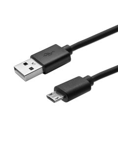 Kábel Micro USB čierny 1M kábel 2A BULK