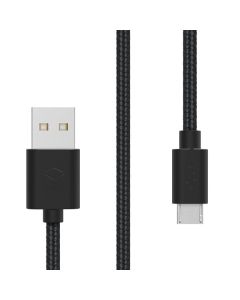 Micro USB kábel čierny 1,5m 2A