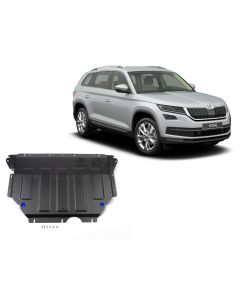 Oceľový kryt motora + prevodovky pre SKODA Kodiaq, 2016-24 / motor: 1.4 TSI; 2.0 TSI; 2.0 TDI