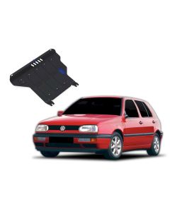 Oceľový kryt motora + prevodovky pre VW Golf, 1991-97 / III. Generacia, manuál, motor: 1.4; 1.6; 1.8; 2.0; 1.9 TD