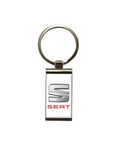 Kľúčenka kovová SEAT - obdĺžnik bez retiazky