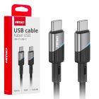 Kábel USB-C / USB-C - 60W - 100cm - FullLINK - čierny