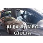 Deflektory komplet 4 ks  - Alfa Romeo Giulia, 2016-