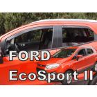 Deflektory komplet 4 ks pre Ford Ecosport, 2012- / 5-dver.