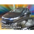 Deflektory predné pre HONDA Civic, 2012-15 / sedan