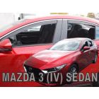 Deflektory komplet 4 ks - Mazda 3, 2019- / 4-dverový sedan
