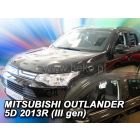 Deflektory komplet 4 ks - Mitsubishi Outlander, 2012-