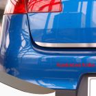 Kufrová lišta - leštený nerez pre Mazda 3, 2009-13 / 4-dver., 