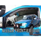 Deflektory predné - Nissan Frontier, 2005-14 / D40, King / Double Cab