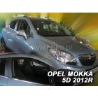 Deflektory predné pre Opel Mokka, 2012-20 / 5-dver.