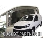 Deflektory predné - Peugeot Partner, 2018- / 2-dver.